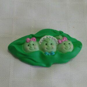 Vintage “Baby Vegetables” Refrigerator Magnets Baby Peas